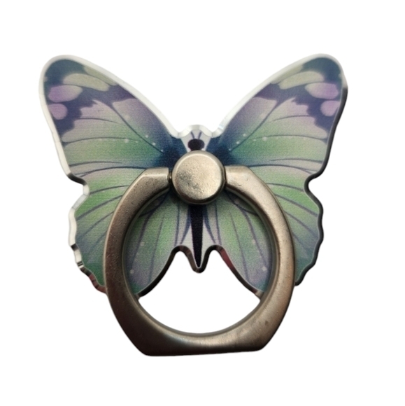 Cellphone Butterfly Ring Holder Rotates 360 Degrees, Cellphone‎ Stand - Picture 1 of 6